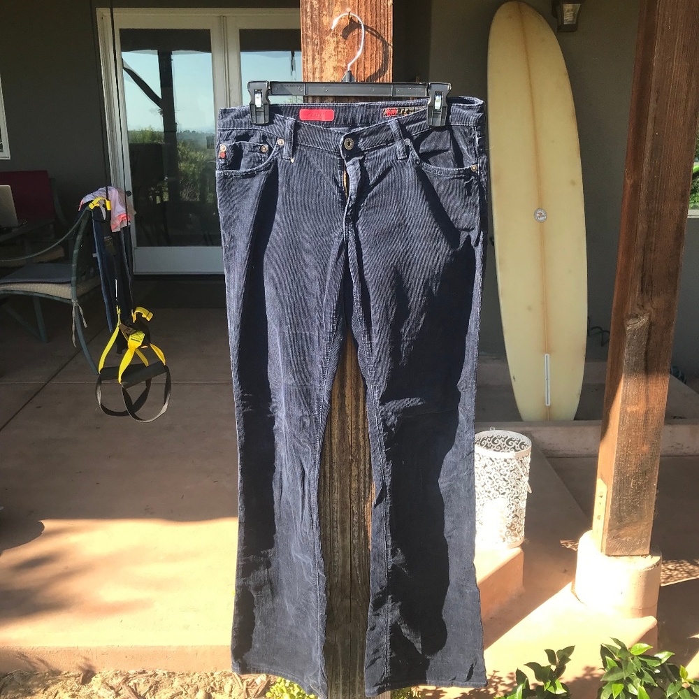 Ag Adriano Goldschmied Navy Cords. The Angel